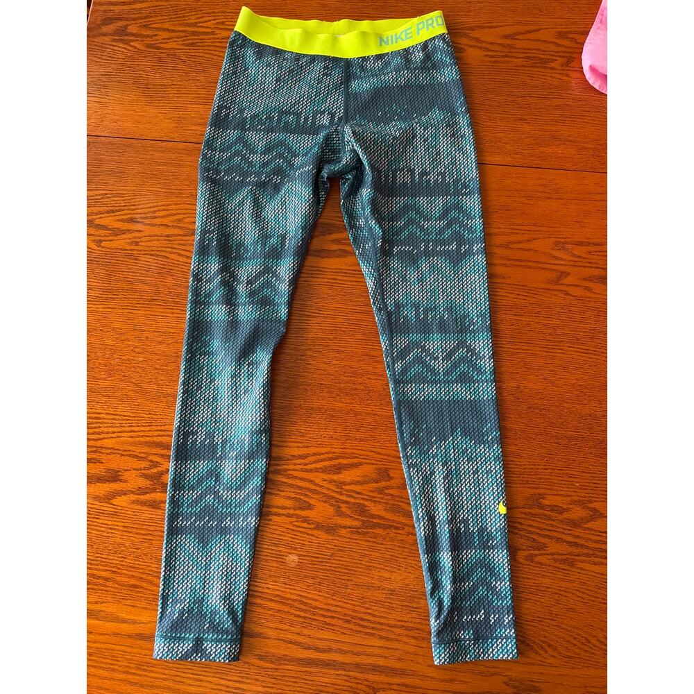 Nike Women's Pro Dry-Fit Compression Workout Leggings Size Medium